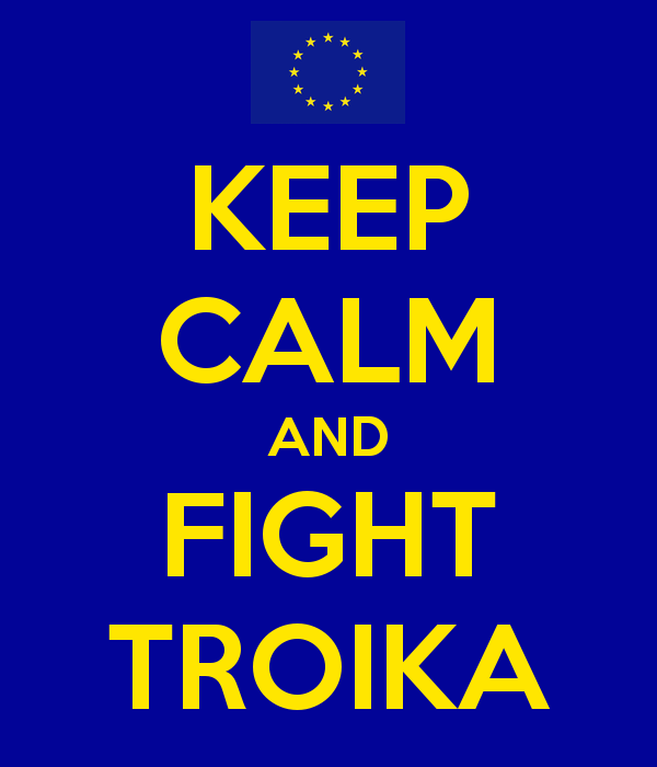 KEEP CALM AND FIGHT TROIKA